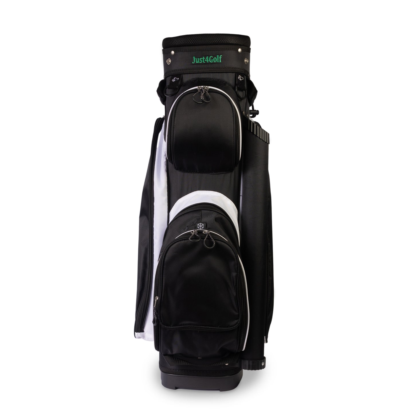 Just4Golf Black Golf Bag - Cart Size Golf Bag - Super Sale!