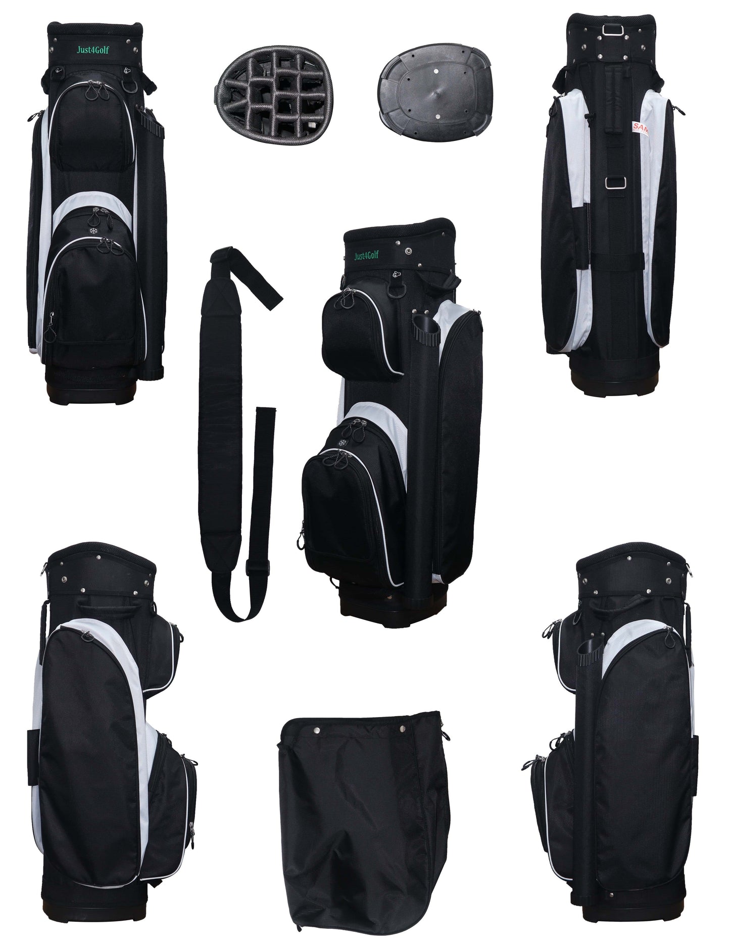 Just4Golf Pink Golf Bag - Cart Size Golf Bag - Super Sale!