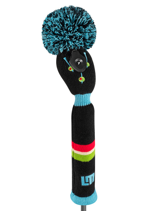Just4Golf Happy Hour Martini Knit Hybrid Headcover (Loudmouth Golf Collaboration)