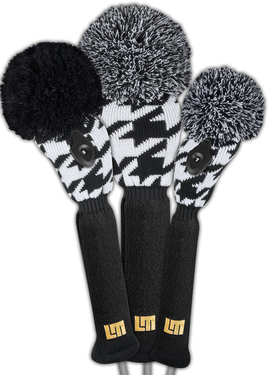 Oakmont Houndstooth Headcover Set (Loudmouth Golf collab) - Just4Golf