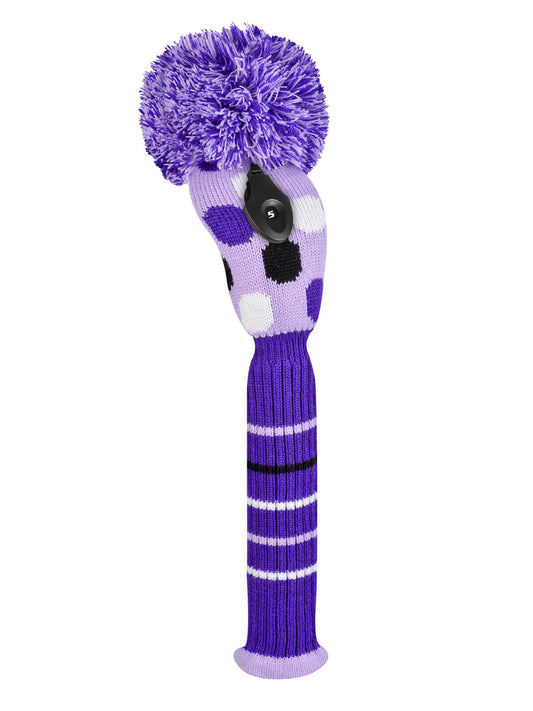 Purple Multi Dot Fairway Headcover - Just4Golf