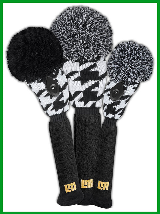 Oakmont Houndstooth Headcover Set