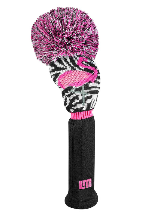 Pink Savage Flamingos Driver Headcover