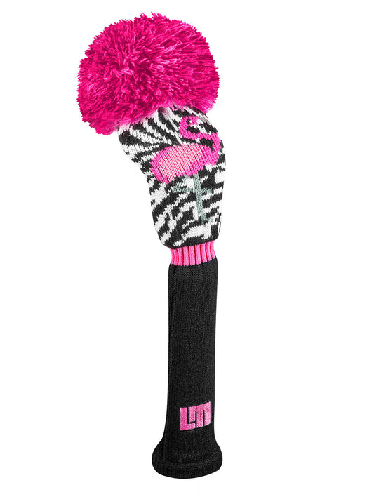 Pink Savage Flamingos Fairway Headcover