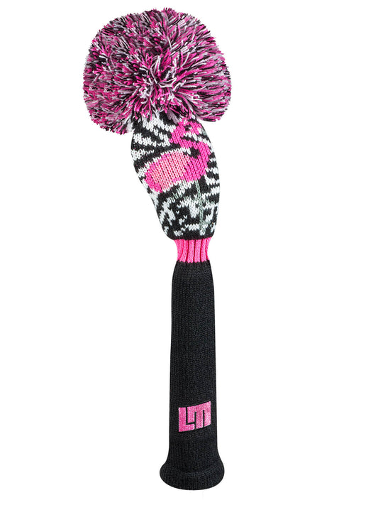 Pink Savage Flamingos Hybrid Headcover