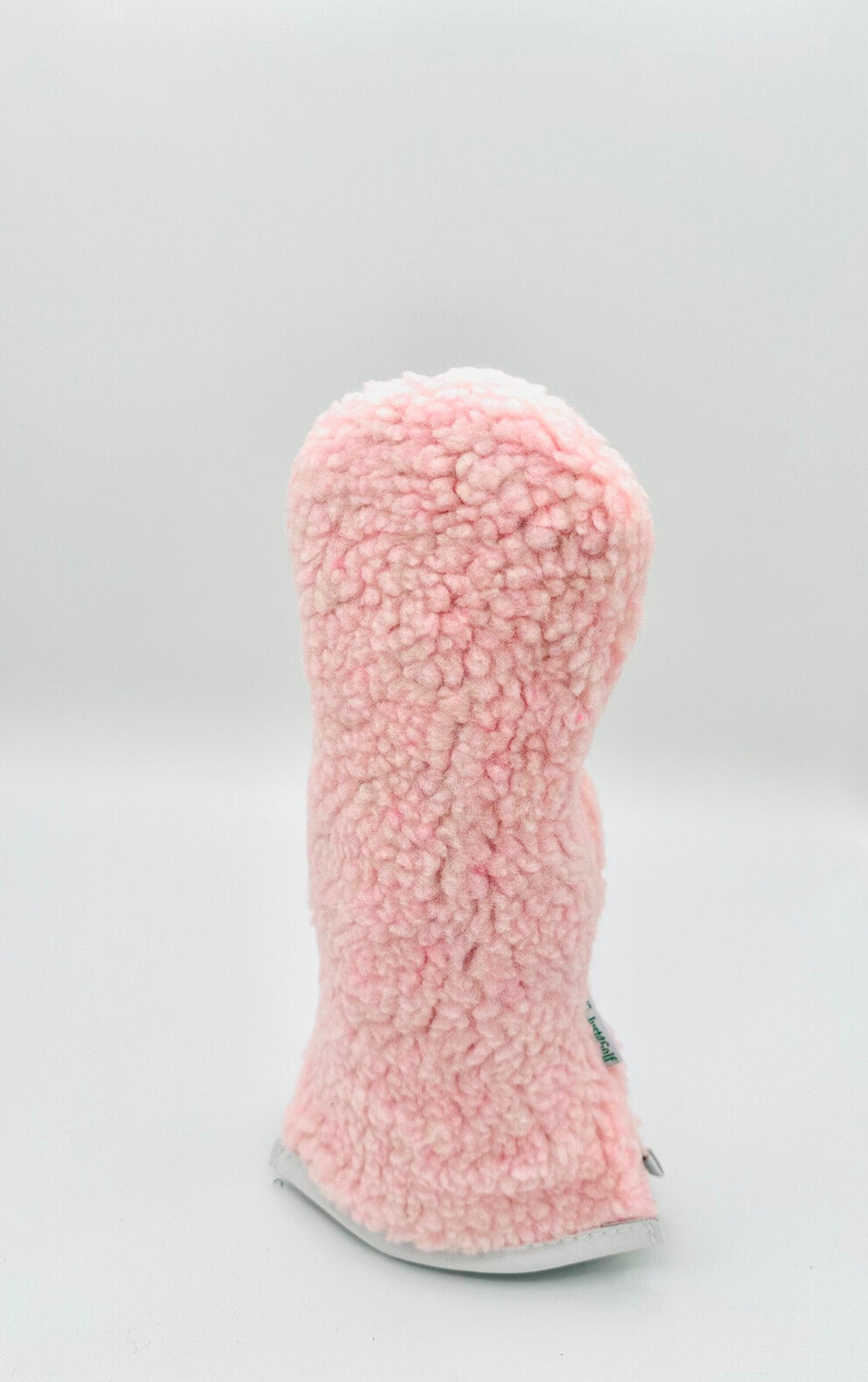 Pink Sherpa Fairway Wood Headcover w/ White Trim - Just4Golf
