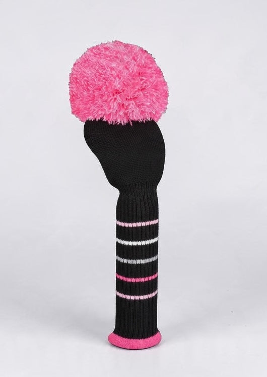 Pink & Black Driver Headcover - Just4Golf