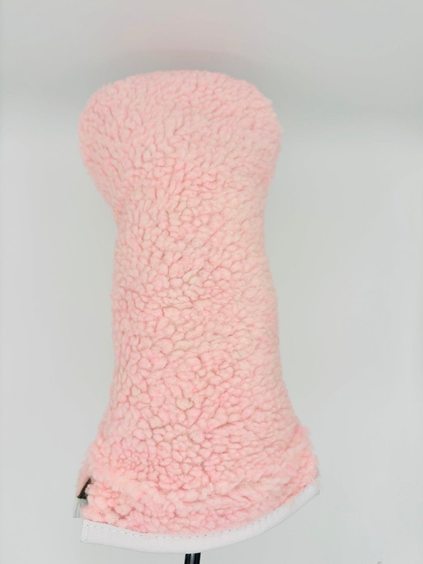 Pink Sherpa Driver Headcover w/ White Trim - Just4Golf