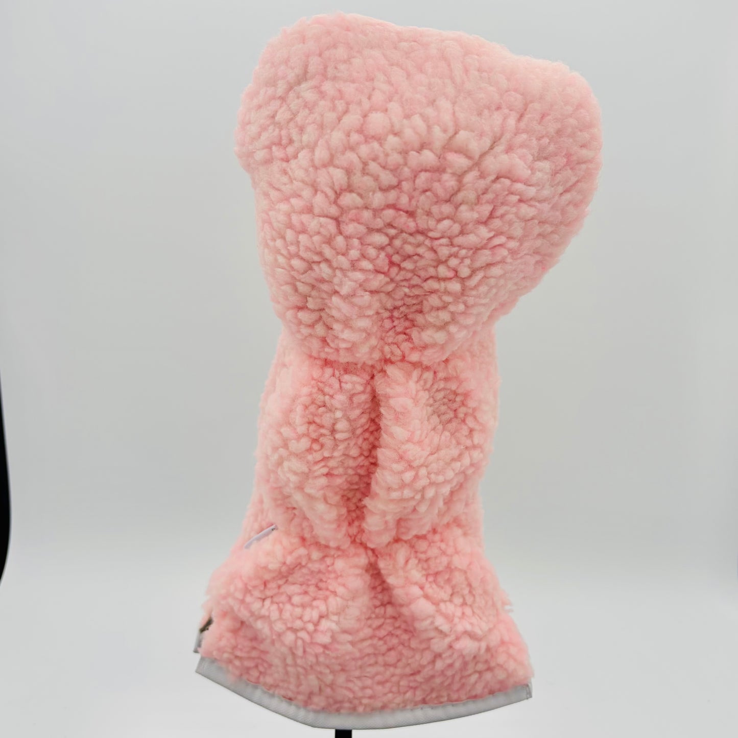 Pink Sherpa Driver Headcover w/ White Trim - Just4Golf