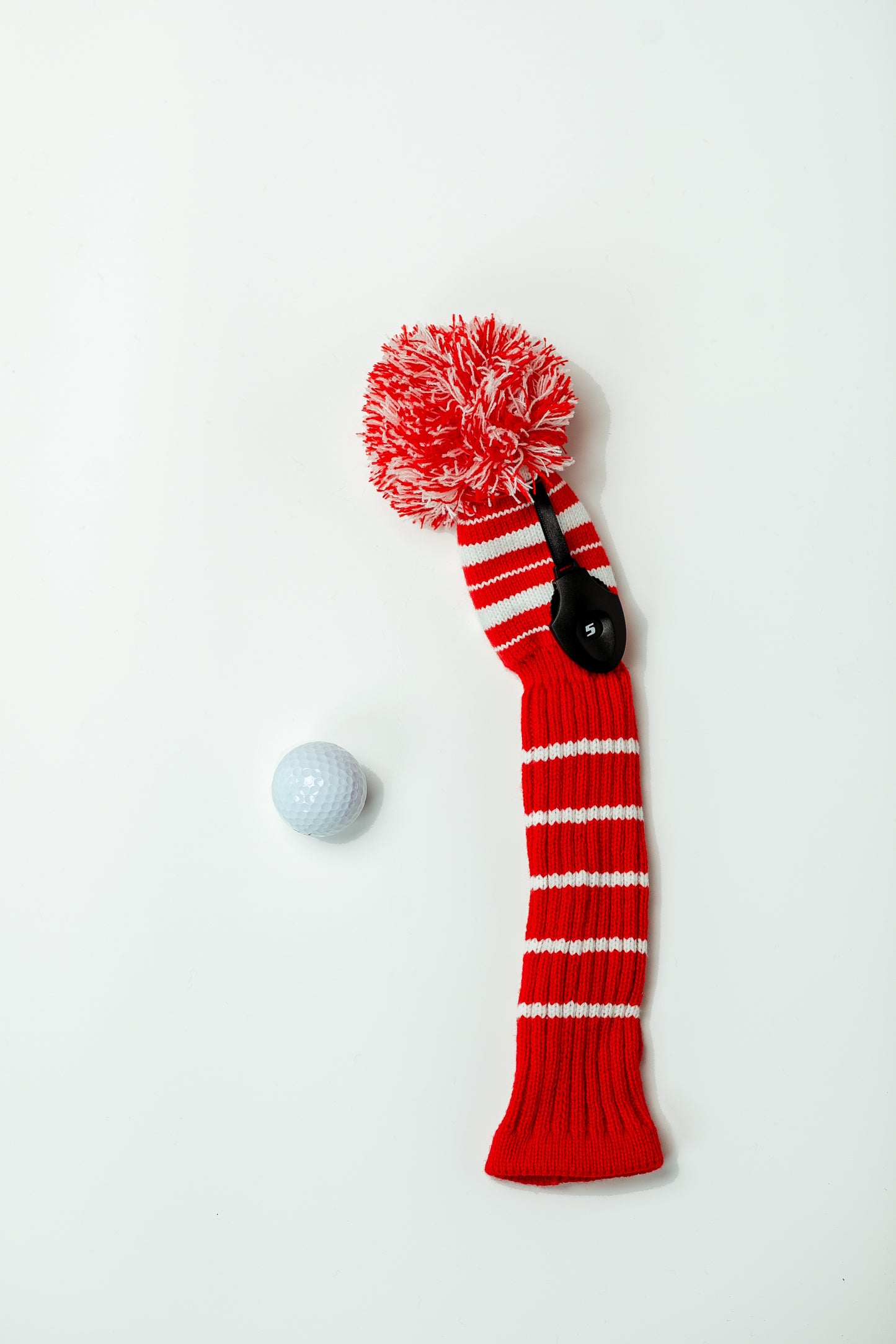 Red & White Striped Hybrid Headcover - Just4Golf