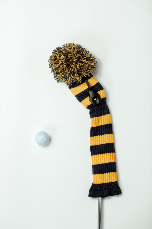 Navy & Gold Fairway Wood Headcover - Just4Golf