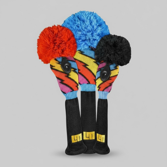 Thunderbolt Charge Headcover Set (Driver, Fairway, Hybrid) - Just4Golf