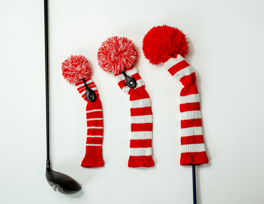 Red & White Full Set (Driver, Wood, Hybrid) - Just4Golf