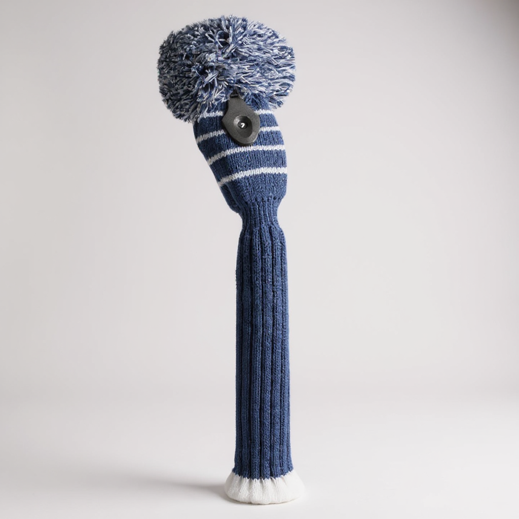 Navy Blue Striped Hybrid Headcover - Just4Golf
