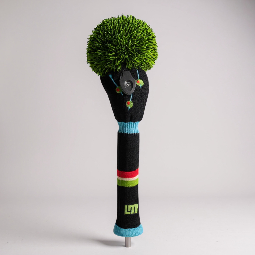 Happy Hour Martini Knit Fairway Wood Headcover (Loudmouth Golf collab) - Just4Golf