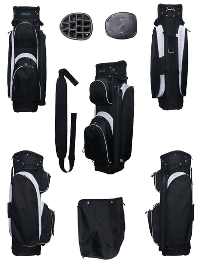 Golf Bag Black / Cart Size