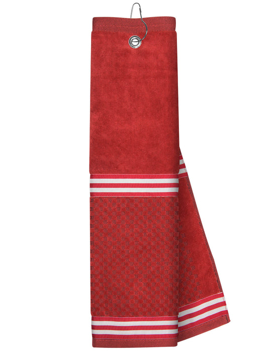 Red Towel with Ribbon