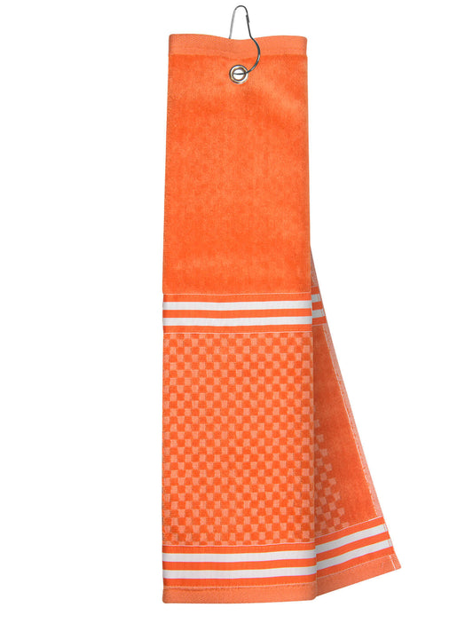 Orange Towel with Ribbon